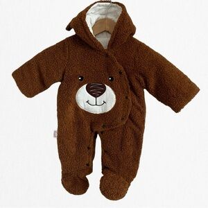 The Cutest Teddy Bear Suite, Hood With Ears with Snaps 6 Mouths
